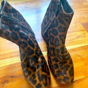 Loeffler Randall pony hair booties